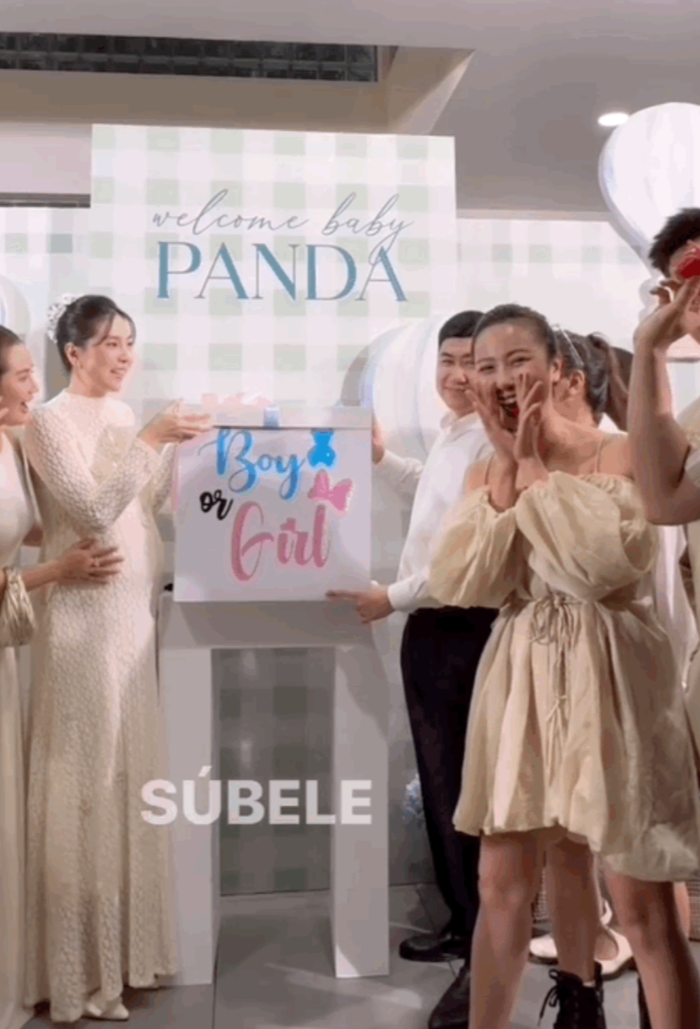 Showbiz 24h: MC Mai Ngọc và chồng vui mừng công bố giới tính con đầu lòng là bé trai. Ảnh: FBNV