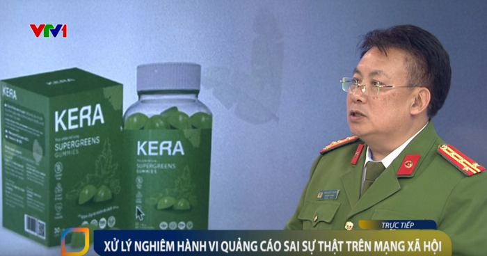 Đại tá Trần Quốc Cường đã thông tin về những sai phạm liên quan đến vụ việc kẹo Kera. (Ảnh: Tuổi Trẻ Online)