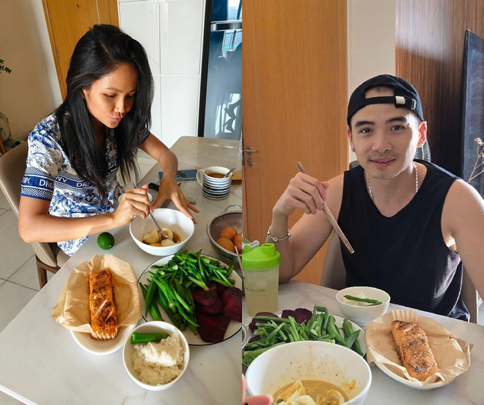 Tạm gác lại công việc, 'vợ chồng son' H'Hen Niê dành thời gian bên nhau, tận hưởng khoảnh khắc vừa lãng mạn vừa hài hước. Thời gian qua, những màn thể hiện tình cảm của cặp đôi được nhiều khán giả yêu thích. 