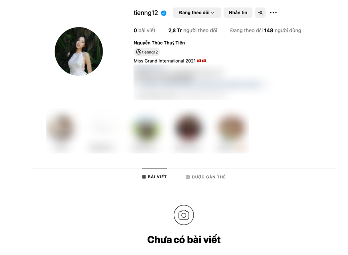 Showbiz 24h: Hoa hậu Thùy Tiên xoá toàn bộ bài viết trên tài khoản Instagram giữa đêm 6/4. Ảnh: Chụp màn hình