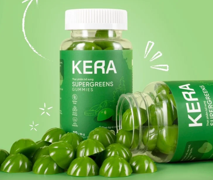 Hình ảnh sản phẩm kẹo rau củ KERA. Ảnh: Sưu tầm
