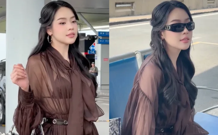 Showbiz 24h: Bộ váy mỏng, xuyên thấu, lộ nội y của Hoa hậu Thanh Thủy gây tranh cãi. Ảnh: Chụp màn hình