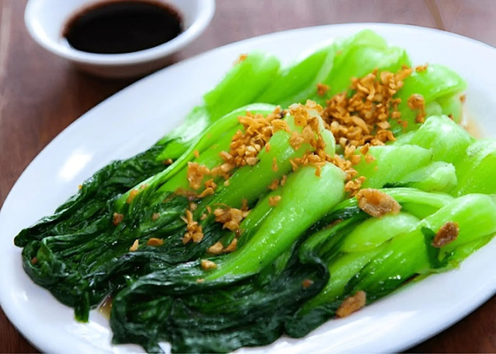 Cải thìa xào tỏi. (Ảnh minh họa)