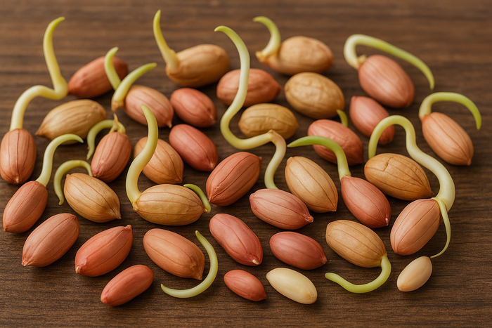 Lạc (đậu phộng) mọc mầm có nguy cơ gây ung thư gan.