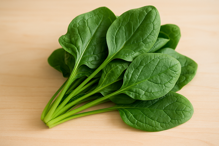 Cải bó xôi (rau bina) cung cấp lượng lớn folate, vitamin E và chất chống oxy hóa lutein.