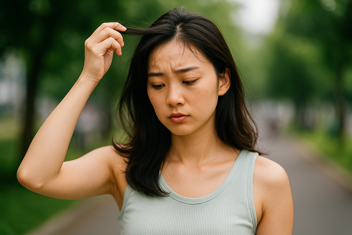 Da khô, vết xước lâu lành, tóc rụng từng mảng có thể xảy ra 1 - 2 tháng sau COVID-19.