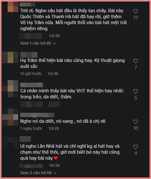 Võ Hạ Trâm cover Mong manh tình về, khán giả nhận xét thế nào so với Thanh Hà, Mỹ Tâm? Ảnh 1