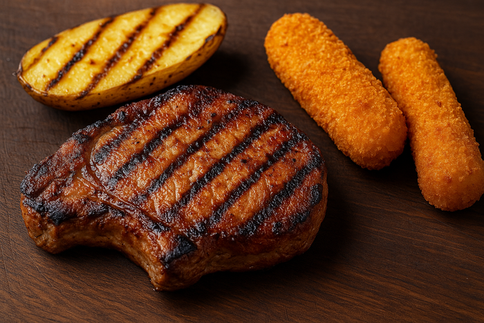 Các phương pháp chế biến như chiên ngập dầu, nướng trực tiếp trên than hoặc chiên giòn ở nhiệt độ cao có thể tạo ra các hợp chất độc hại.