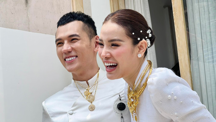 Đám cưới 'ngập vàng' của Phương Trinh Jolie - Lý Bình. (Ảnh sưu tầm)