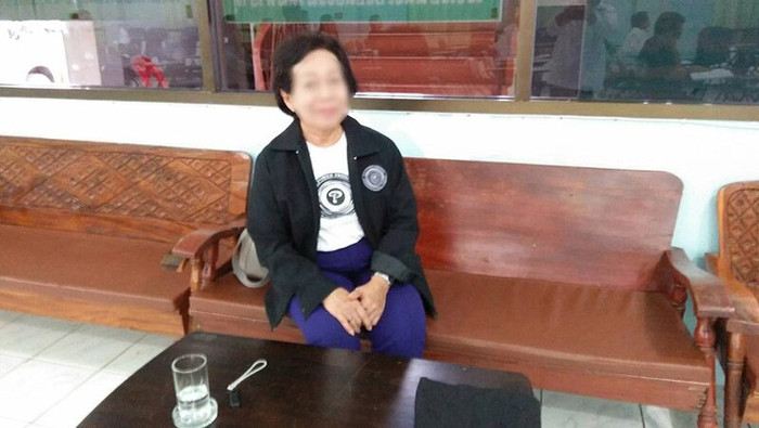Bà Charoensri Arunprakan qua đời trong tư thế thiền định (Ảnh: Khaosod Online).