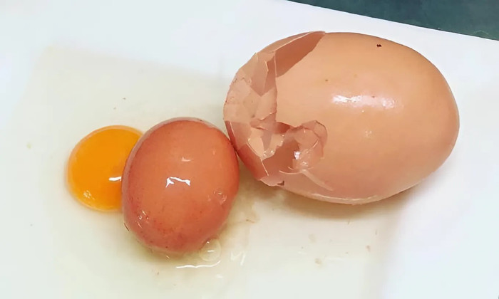 Hiện tượng trứng lồng trứng (Ảnh: Google).
