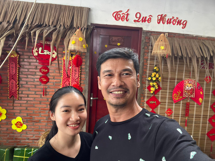 Cặp đôi tổ chức đám cưới vào năm 2022. Vợ Tiết Cương không hoạt động trong làng giải trí. (Ảnh FBNV)