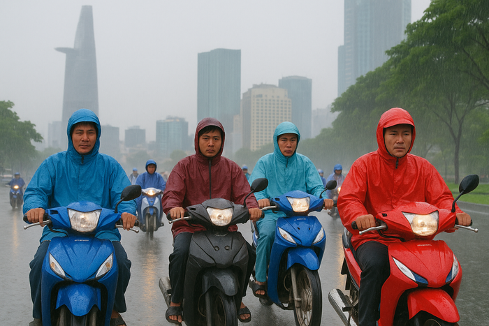 Cần chú ý thời tiết tại TP.HCM có khả năng xuất hiện mưa vào chiều tối. (Ảnh minh họa)