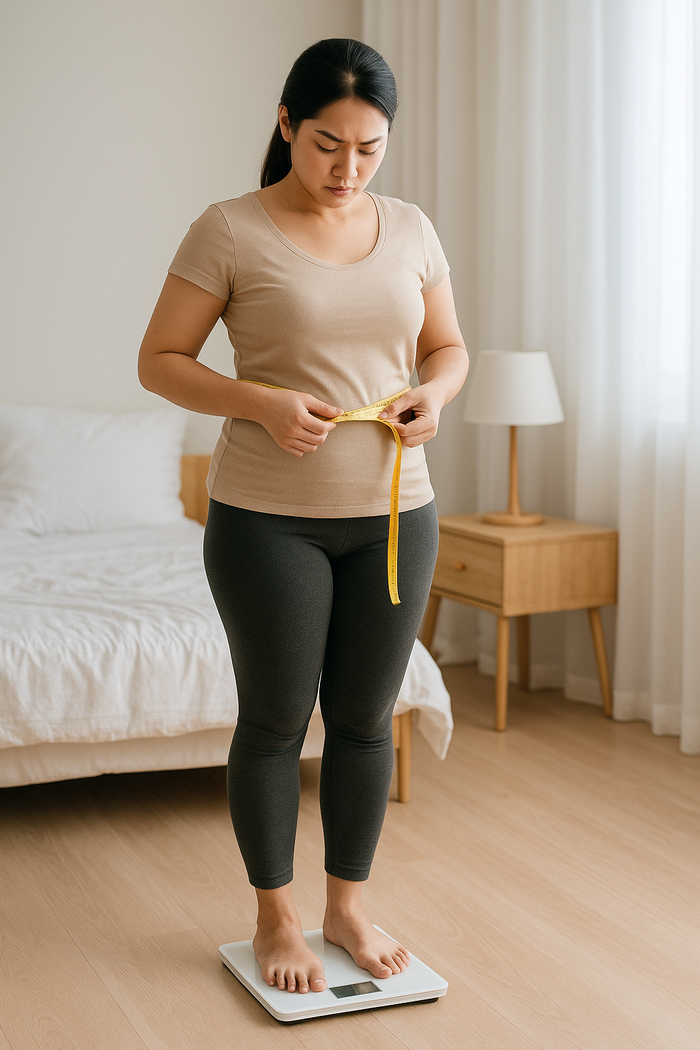 Thừa cân là một trong những yếu tố góp phần làm tăng mức cholesterol trong máu.