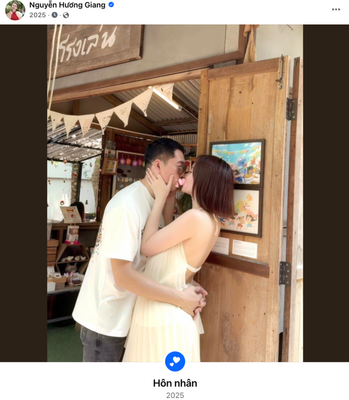 Showbiz 24h: Hương Giang 'đánh úp' khi công khai trạng thái 'Đã kết hôn' với bạn trai doanh nhân vào trưa 25/5. Ảnh: FBNV