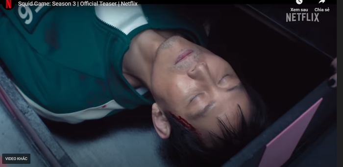 Hình ảnh Gi Hun nằm trong chiếc quan tài gây tò mò về cái kết cuối cùng của bộ phim. (Ảnh: Chụp màn hình) 