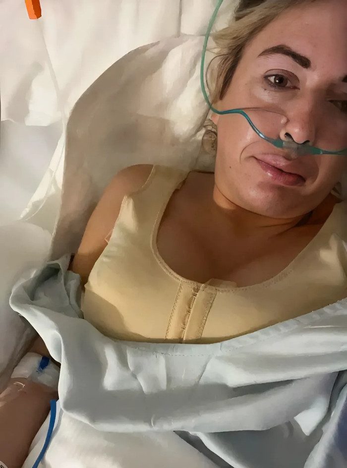 Zara Armstrong chi 140 triệu đồng để thực hiện ca phẫu thuật thẩm mỹ thu nhỏ vòng 1. (Ảnh: The Sun)