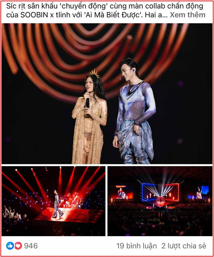 Thông tin về sự kiện fan meeting của SOOBIN nhận lượt tương tác khá thấp.