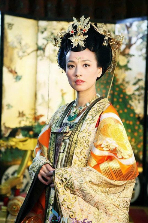 Nữ diễn viên Trương Đình trong bộ phim Võ Mỵ Nương Truyền Kỳ (Ảnh: Weibo). 