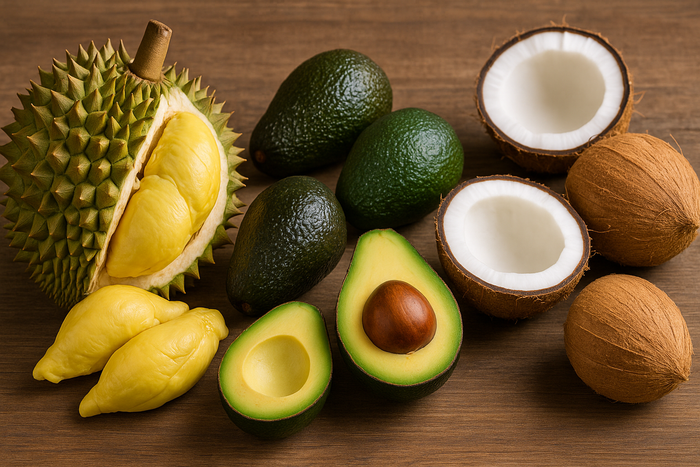 Người bệnh gan nên cẩn thận với trái cây giàu chất béo.