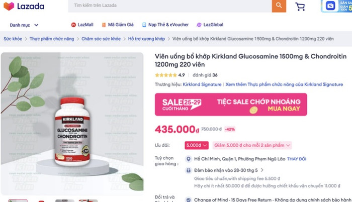 Loạt thực phẩm chức năng chưa cấp phép bị Bộ Y tế yêu cầu gỡ bỏ trên Shopee, Lazada Ảnh 1