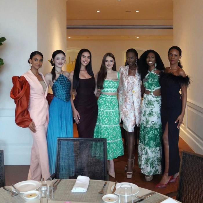 Thông tin Hoa hậu Ý Nhi và các thí sinh Miss World 2025 được tặng 30 chỉ vàng gây xôn xao. (Ảnh: FBNV)