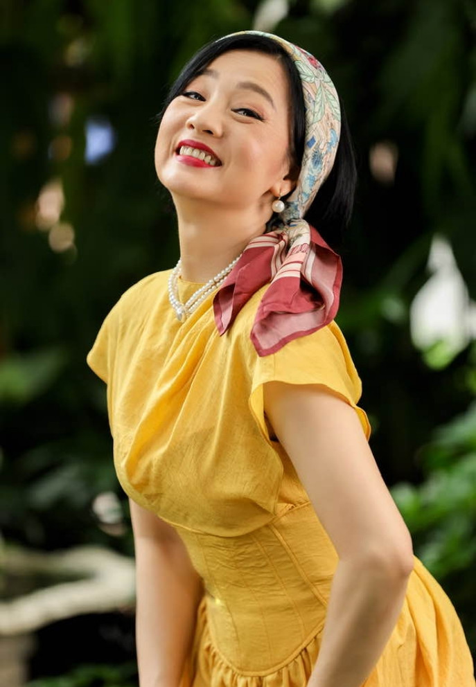 NSƯT Mỹ Duyên được nhiều khán giả yêu mến vì nhan sắc xinh đẹp, tinh thần nghiêm túc với nghề. Ảnh: Sưu tầm