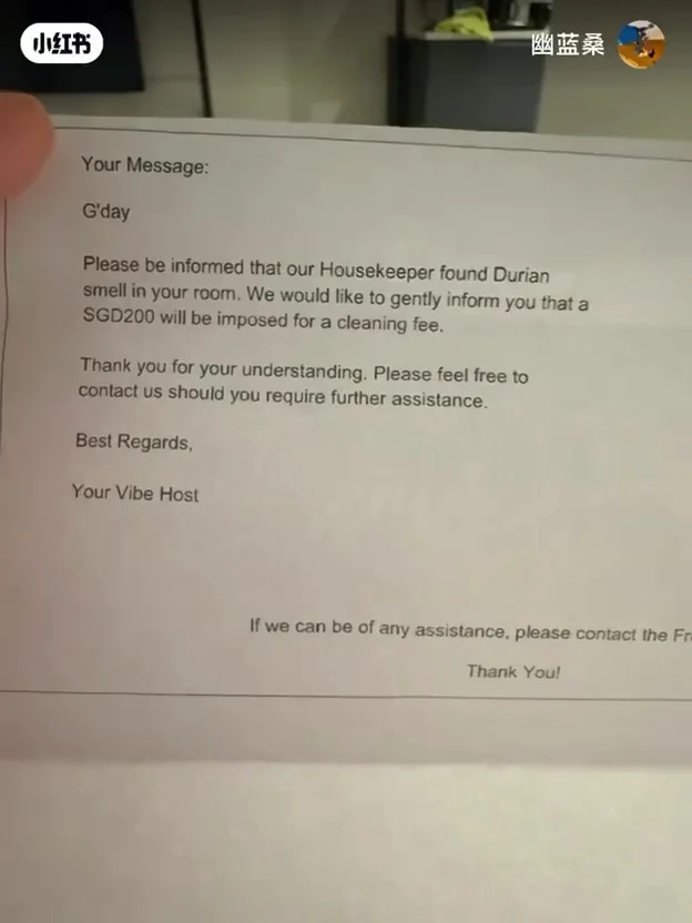 Mang sầu riêng vào phòng khách sạn, nữ du khách 'trả giá' đắt Ảnh 2