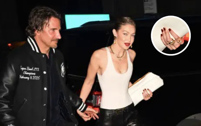 Người mẫu Gigi Hadid từng vô tình để lộ chiếc nhẫn ở ngón áp út, động thái của cô nàng khiến nhiều khán giả suy đoán cặp đôi sắp kết hôn. Ảnh: Sưu tầm