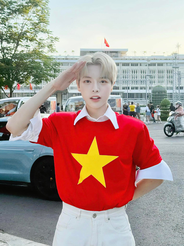 Một trong những hình ảnh mới nhất của Đức Phúc. Ảnh: FBNV