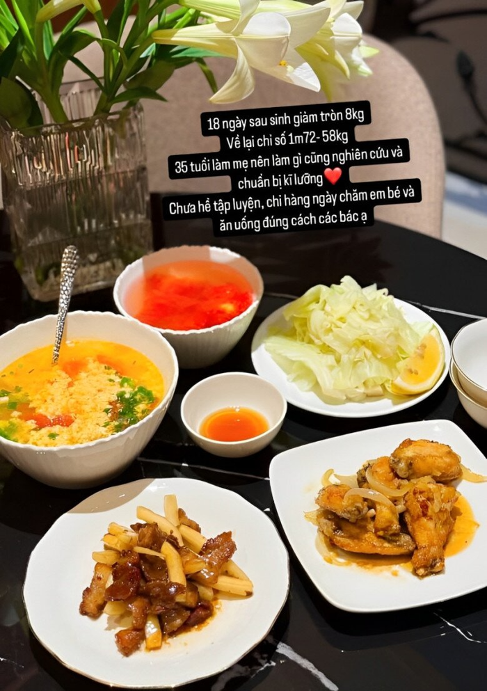 MC Mai Ngọc duy trì thói quen tự nấu thức ăn để đảm bảo sức khỏe cho bản thân và gia đình.