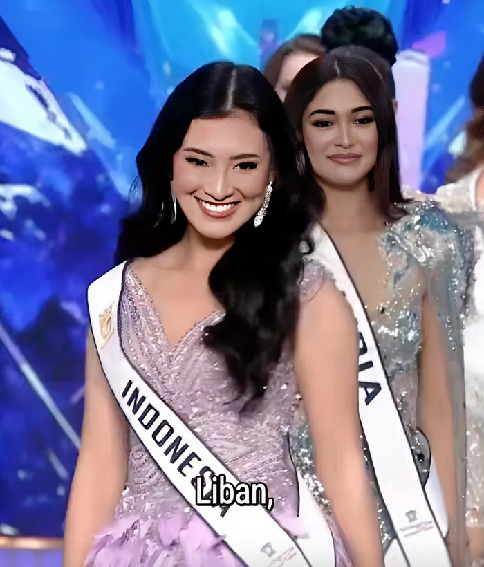Chiến thắng 2 giải thưởng phụ, đại diện Indonesia vẫn trượt top 20 Miss World 2025 khiến khán giả ngỡ ngàng. (Ảnh chụp màn hình)