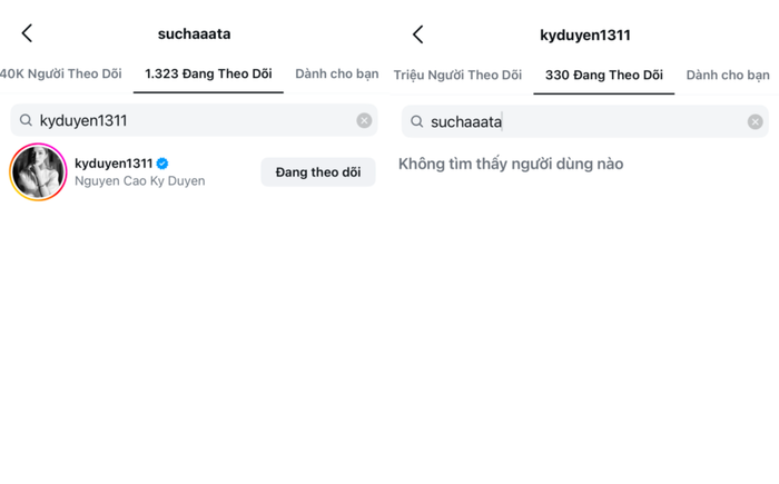 Showbiz 24h: Hoa hậu Kỳ Duyên hiện đã huỷ theo dõi Opal Suchata. Ảnh: Chụp màn hình