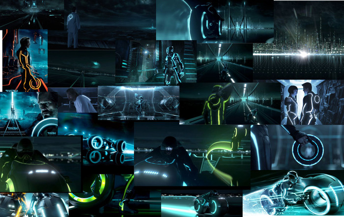 Cyberpunk là một phong cách bắt nguồn từ thể loại khoa học viễn tưởng, thường gắn liền với hình ảnh của tương lai – nơi công nghệ tiên tiến nhưng xã hội lại hỗn loạn - (Ảnh: Phim Tron: Legacy).