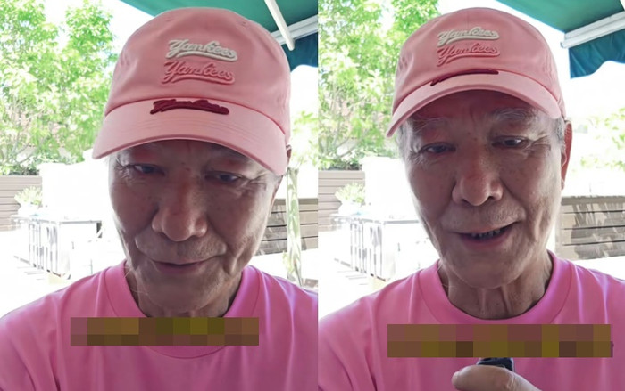 Nam diễn viên Lý Tiểu Hiền trong đoạn clip gần đây (Ảnh chụp màn hình).