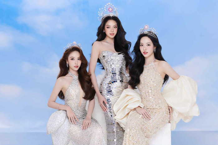 Top 3 - Hoa hậu Việt Nam 2022. (Ảnh tổng hợp)