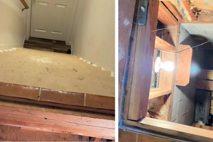 Dọn dẹp căn nhà, cặp vợ chồng phát hiện lối đi bí mật dẫn đến nơi kỳ lạ Ảnh 2