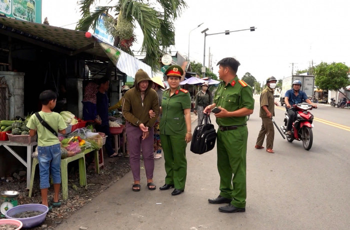 Hiện trường nơi Kim Ánh cướp giật tiền và vé số của bé trai 9 tuổi. Ảnh: Công an Nhân dân