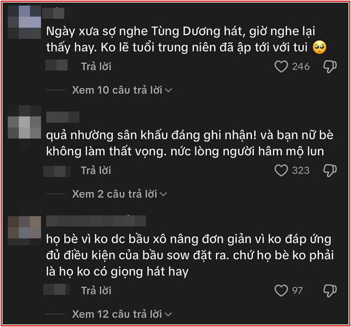 Vừa hát một câu, nữ ca sĩ này đã khiến khán giả 'quên' luôn Tùng Dương Ảnh 2