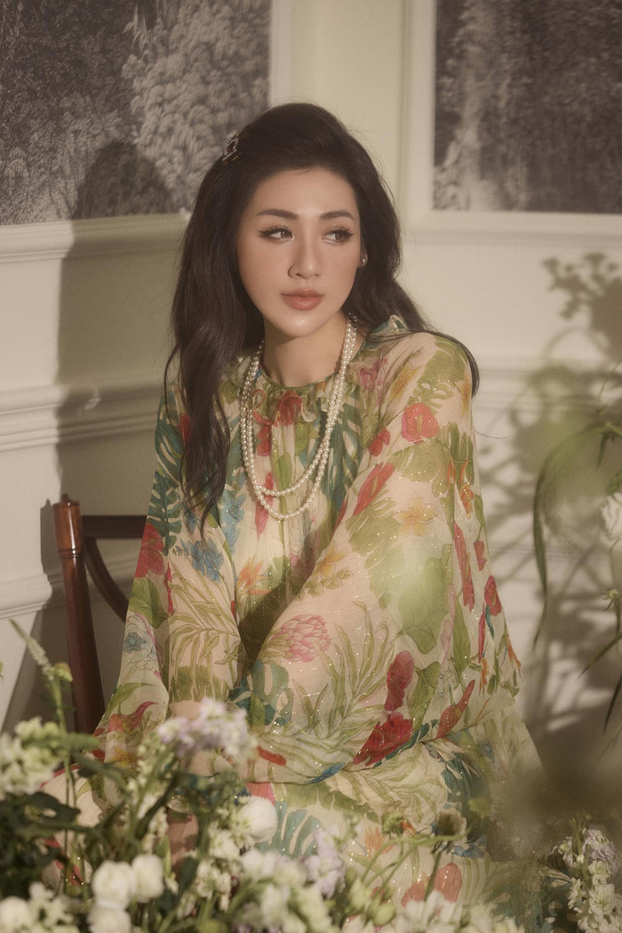 Á hậu Tú Anh hiện có hôn nhân viên mãn. (Ảnh FBNV)