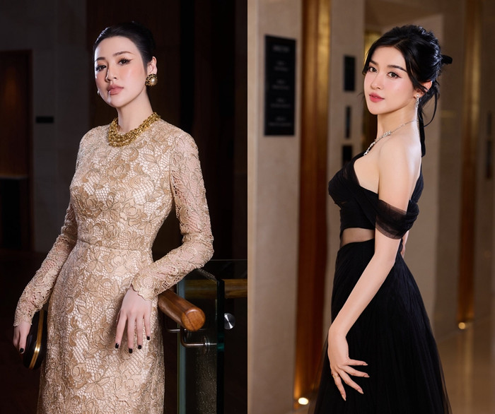 Sau đoạn clip, nhiều netizen cho rằng mối quan hệ hiện tại giữa Á hậu Tú Anh và Á hậu Huyền My không 'căng thẳng' như tin đồn trước đây. (Ảnh FBNV)