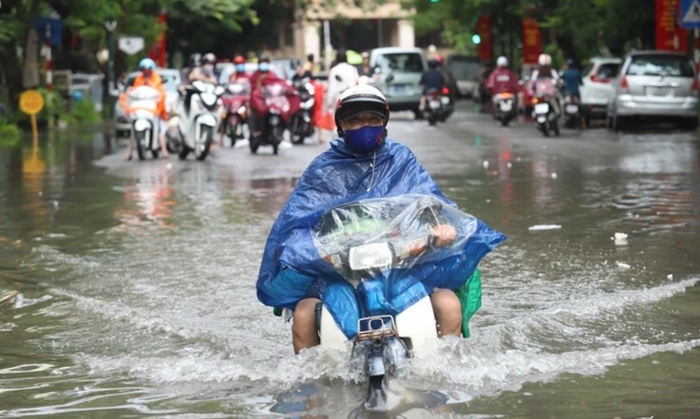 Thời tiết Hà Nội trong ngày 18/6: Có thể xuất hiện mưa to. Ảnh: Báo điện tử Sức khỏe và Đời sống