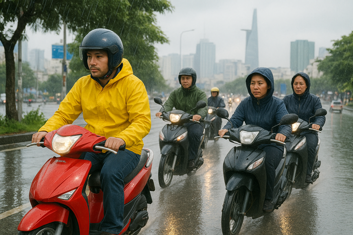 Dự báo xuất hiện mưa rào tại TP.HCM vào chiều 3/6/2025. (Ảnh minh họa)