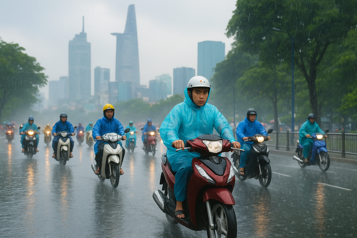 Chiều tối 3/6 dự báo xuất hiện mưa tại khu vực Nam Bộ. (Ảnh minh họa)