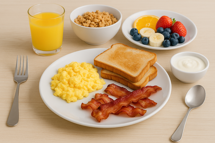 Bỏ bữa sáng hay ăn quá no là yếu tố có nguy cơ cao dẫn đến ung thư dạ dày. (Ảnh minh hoạ)