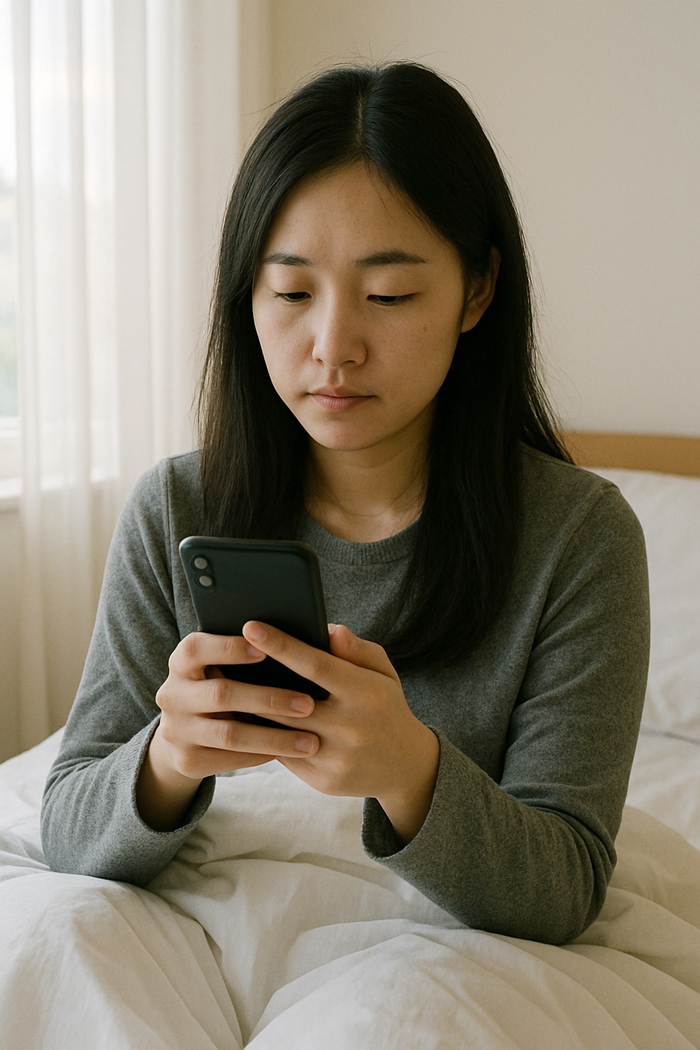 Nhiều người thường có thói quen sử dụng điện thoại khi vừa thức dậy. (Ảnh minh hoạ)