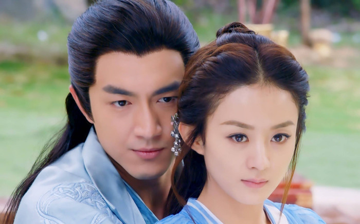 Sở Kiều Truyện (2017) - Triệu Lệ Dĩnh, Lâm Canh Tân (Ảnh: Weibo).