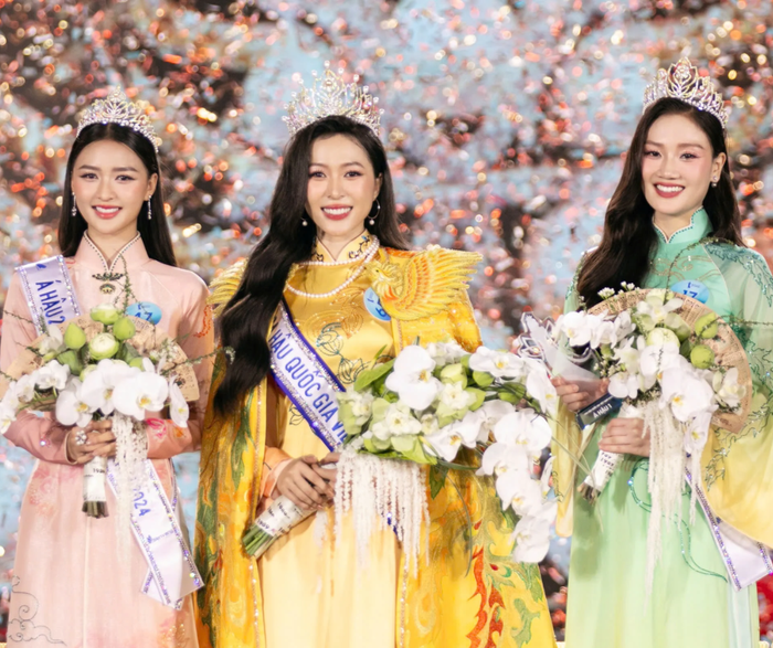 Top 3 Hoa hậu Quốc gia Việt Nam 2024 - (Ảnh: BTC).