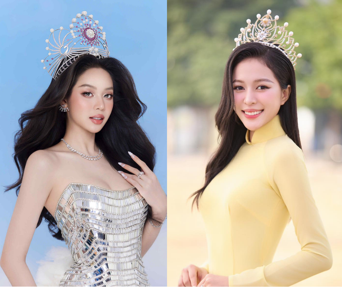 Hoa hậu Kiều Duy và cái bóng quá lớn của Hoa hậu Thanh Thủy - (Ảnh: Fanpage HHQGVN).