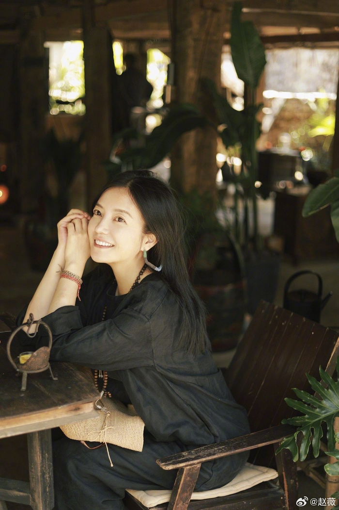 Bức ảnh được Triệu Vy đăng tải lên trang cá nhân cách đây chưa lâu. (Ảnh: Weibo/Zhao Wei)